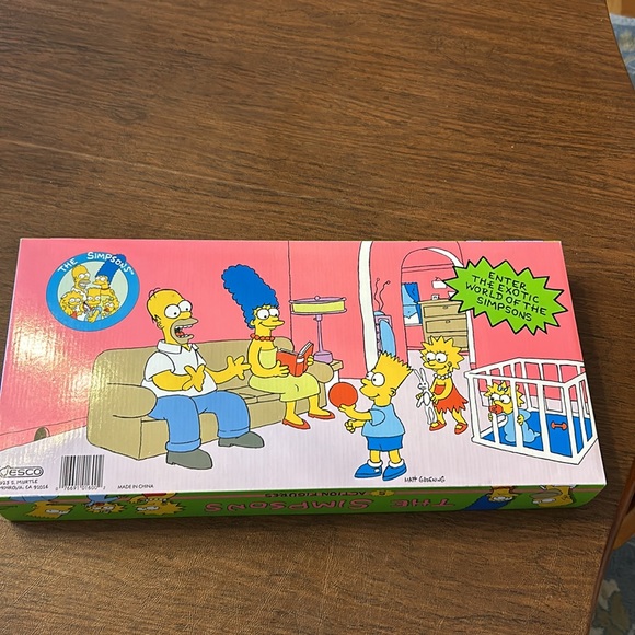 Vintage The Simpsons Bendable Figures 1990 new in box. Collectible - Picture 8 of 10